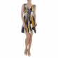 Damen Minikleid von LEEZIO Gr. M/L - yellow