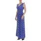 Damen Maxikleid von LEEZIO - blue