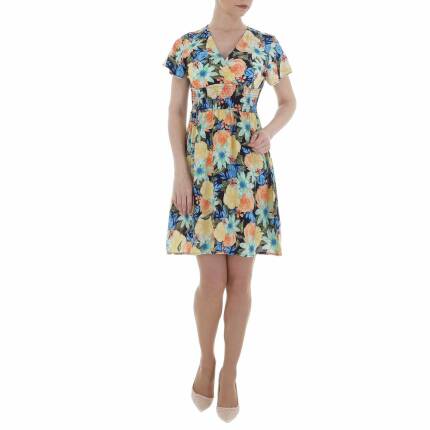 Damen Minikleid von LEEZIO Gr. M/L - yellow