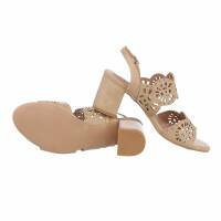 Damen Sandaletten - beige