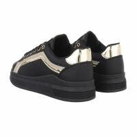 Damen Low-Sneakers - gold