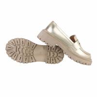 Damen Slipper - gold