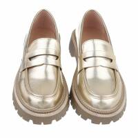 Damen Slipper - gold