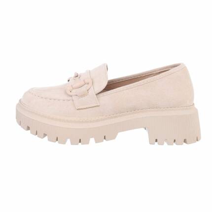 Damen Slipper - beige