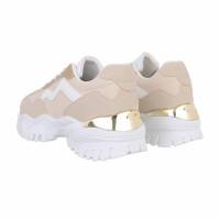 Damen Low-Sneakers - beige