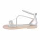 Damen Flache Sandalen - beige