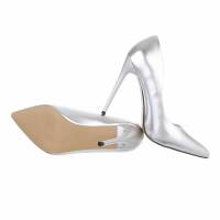 Damen High-Heel Pumps - silver