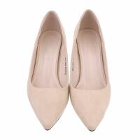 Damen High-Heel Pumps - beige