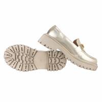 Damen Slipper - gold