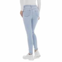 Damen High Waist Jeans von Laulia - L.blue