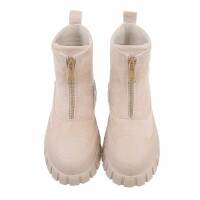 Damen Klassische Stiefeletten - beige