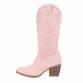 Damen Western- & Bikerboots - pinksuede