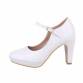 Damen High-Heel Pumps - white Gr. 39