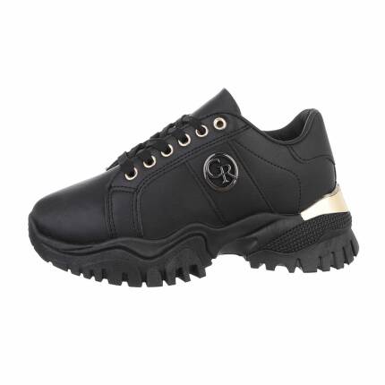 Damen Low-Sneakers - black Gr. 36