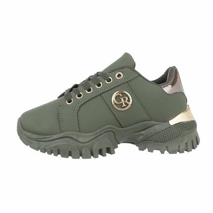 Damen Low-Sneakers - green Gr. 38