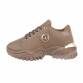 Damen Low-Sneakers - khaki Gr. 36