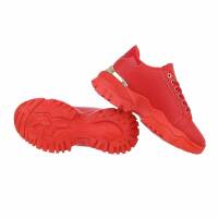 Damen Low-Sneakers - red