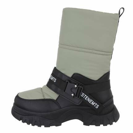 Damen Klassische Stiefeletten - green Gr. 38