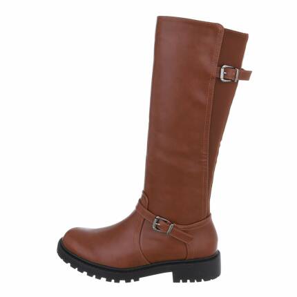 Damen Klassische Stiefel - camel Gr. 37