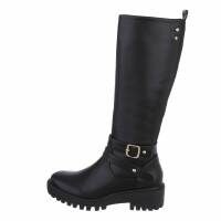 Damen Klassische Stiefel - blackpu