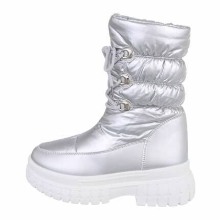 Damen Klassische Stiefeletten - silver Gr. 36