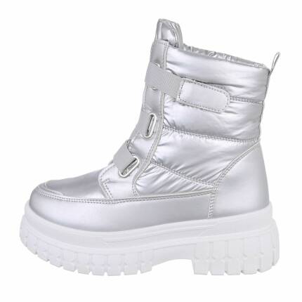 Damen Klassische Stiefeletten - silver Gr. 36