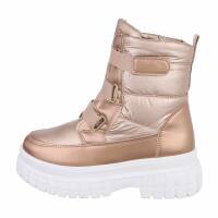 Damen Klassische Stiefeletten - gold