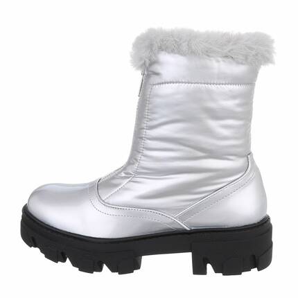 Damen Klassische Stiefeletten - silver Gr. 38