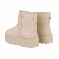 Damen Winterstiefeletten - beige