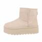 Damen Winterstiefeletten - beige Gr. 36