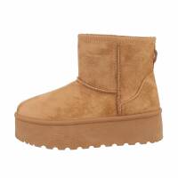 Damen Winterstiefeletten - camel