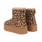 Damen Winterstiefeletten - leopard