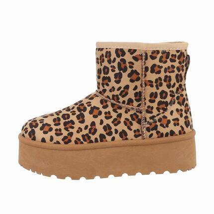 Damen Winterstiefeletten - leopard Gr. 38