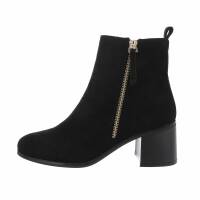 Damen High-Heel Stiefeletten - black