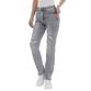 Damen High Waist Jeans von Laulia - grey