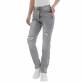 Damen High Waist Jeans von Laulia Gr. M/38 - grey