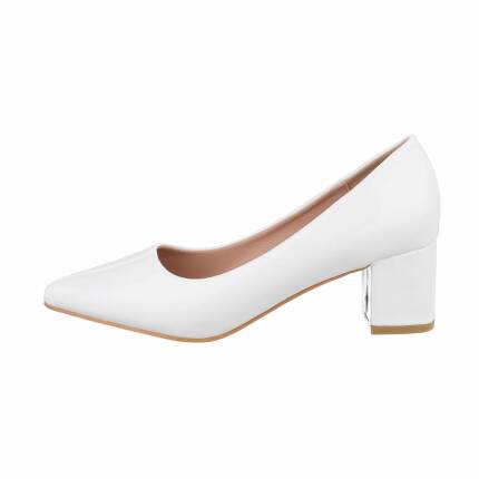 Damen Klassische Pumps - white Gr. 36