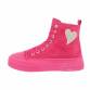 Damen High-Sneakers - fushia