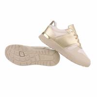 Damen Low-Sneakers - beige