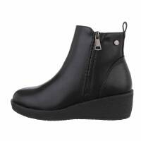 Damen Keilstiefeletten - black