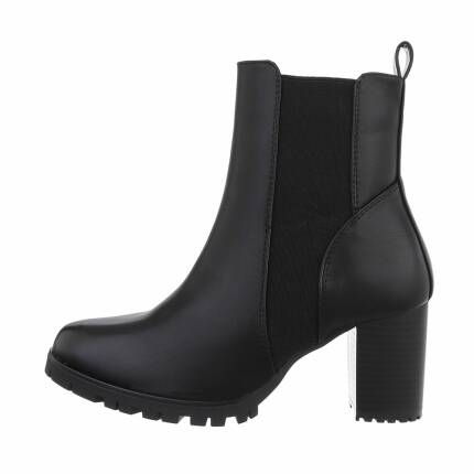 Damen High-Heel Stiefeletten - black Gr. 36