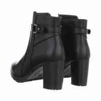 Damen High-Heel Stiefeletten - black