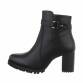 Damen High-Heel Stiefeletten - black