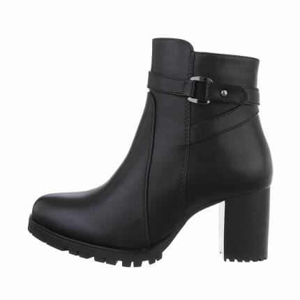 Damen High-Heel Stiefeletten - black Gr. 36