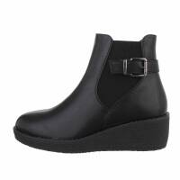 Damen Keilstiefeletten - black