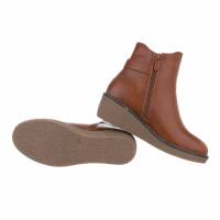 Damen Keilstiefeletten - camel