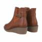 Damen Keilstiefeletten - camel