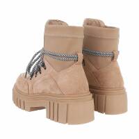 Damen Schnürstiefeletten - khaki