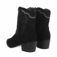 Damen Western- & Bikerboots - black