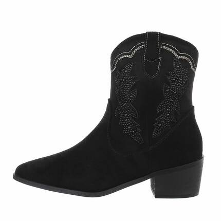 Damen Western- & Bikerboots - black Gr. 39